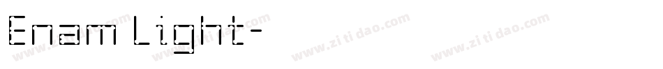 Enam Light字体转换